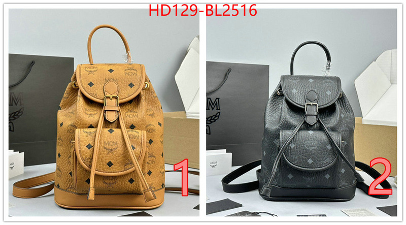 MCM Bags(TOP)-Backpack- luxury shop ID: BL2516 $: 129USD,
