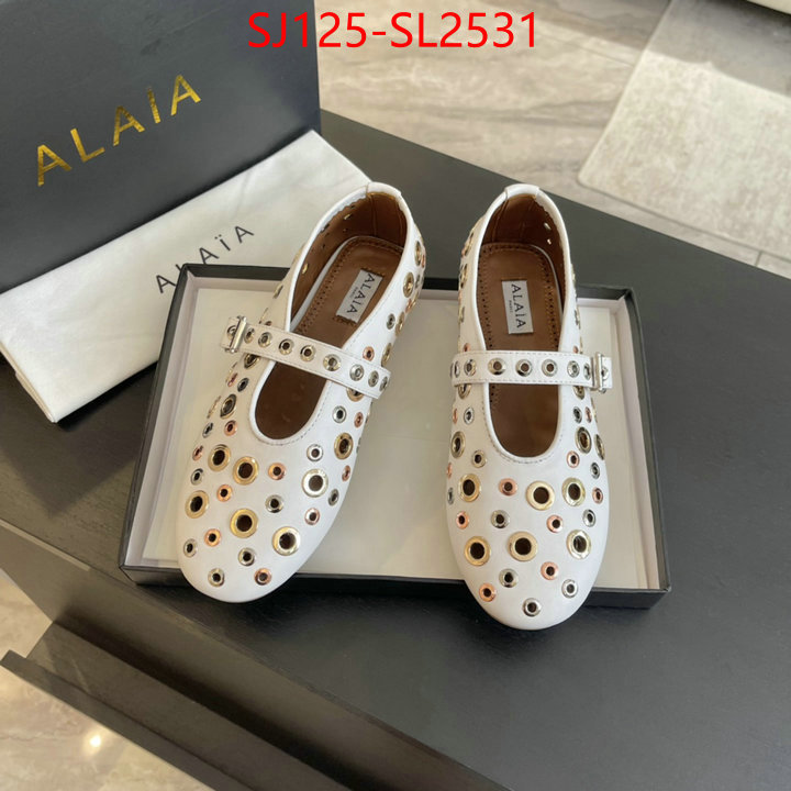 Women Shoes-ALAIA fake aaaaa ID: SL2531 $: 125USD