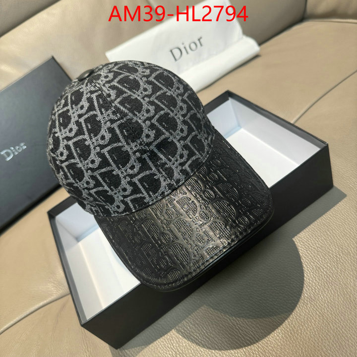 Cap (Hat)-Dior best fake ID: HL2794 $: 39USD