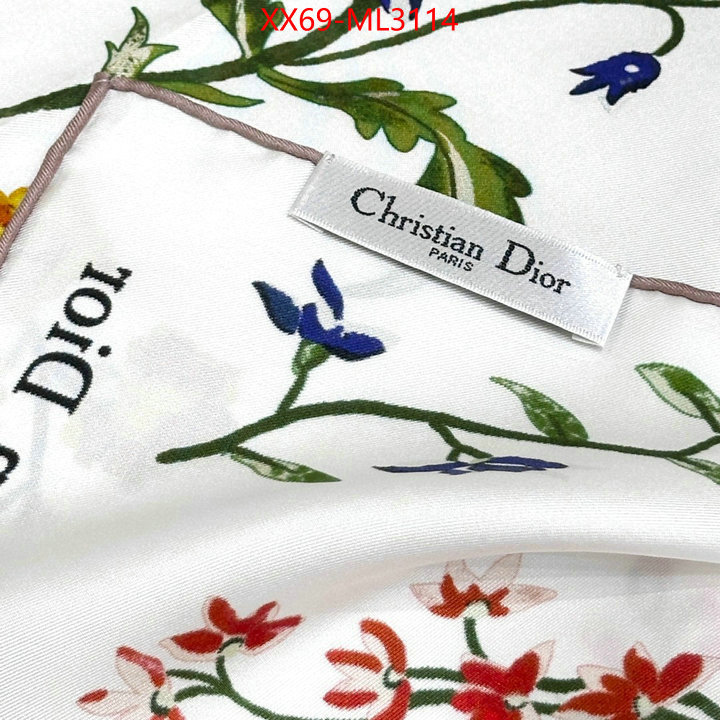 Scarf-Dior 2024 aaaaa replica customize ID: ML3114 $: 69USD