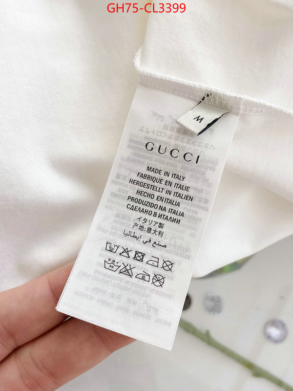 Clothing-Gucci luxury cheap replica ID: CL3399 $: 75USD