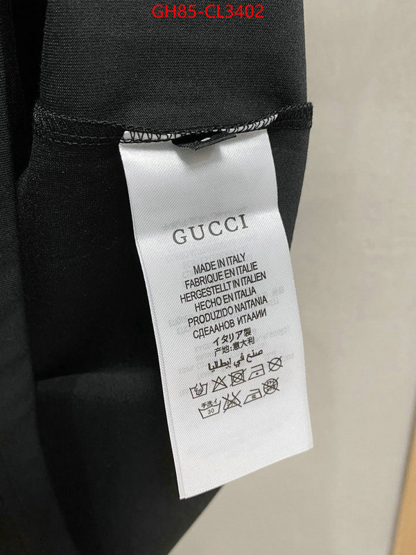 Clothing-Gucci shop designer replica ID: CL3402 $: 85USD