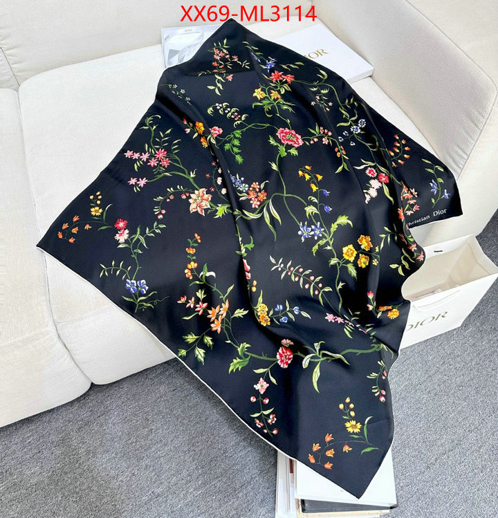 Scarf-Dior 2024 aaaaa replica customize ID: ML3114 $: 69USD