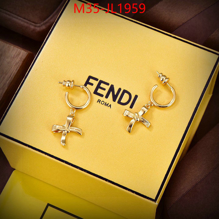 Jewelry-Fendi top fake designer ID: JL1959 $: 35USD