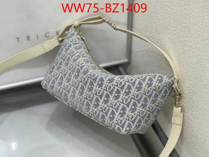 Dior Bags(4A)-Crossbody- top quality fake ID: BZ1409 $: 75USD,