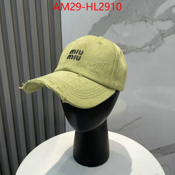 Cap(Hat)-Miu Miu best website for replica ID: HL2910 $: 29USD