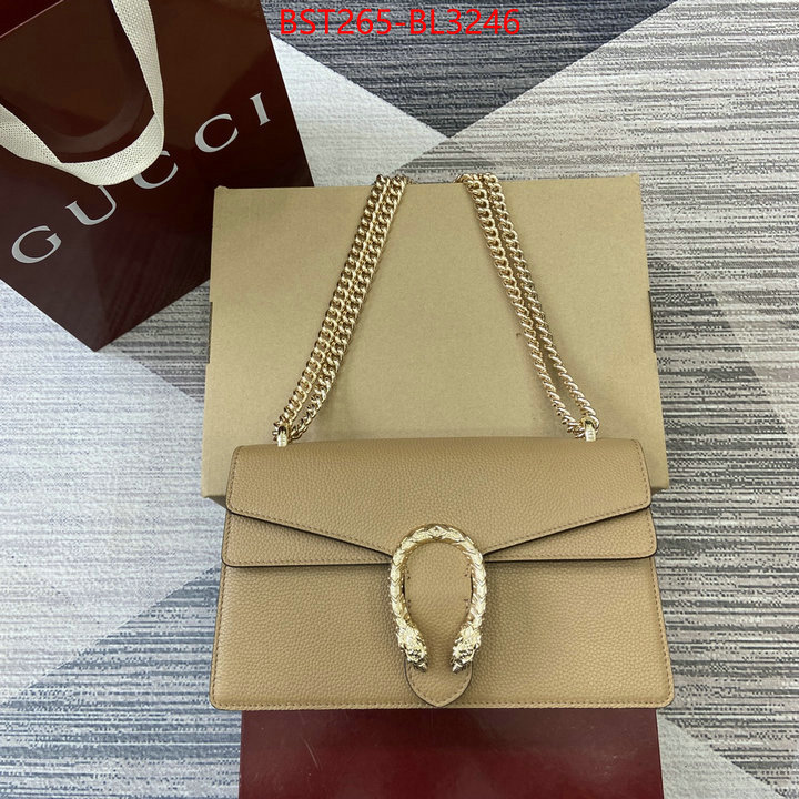 Gucci Bags(TOP)-Dionysus- replica sale online ID: BL3246 $: 265USD,