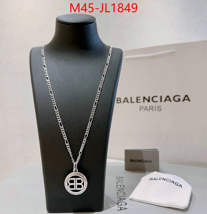 Jewelry-Balenciaga how to find replica shop ID: JL1849 $: 45USD