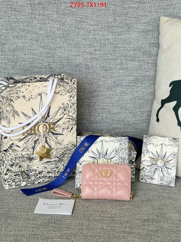 Dior Bags(TOP)-Wallet- top quality designer replica ID: TX1191 $: 95USD,