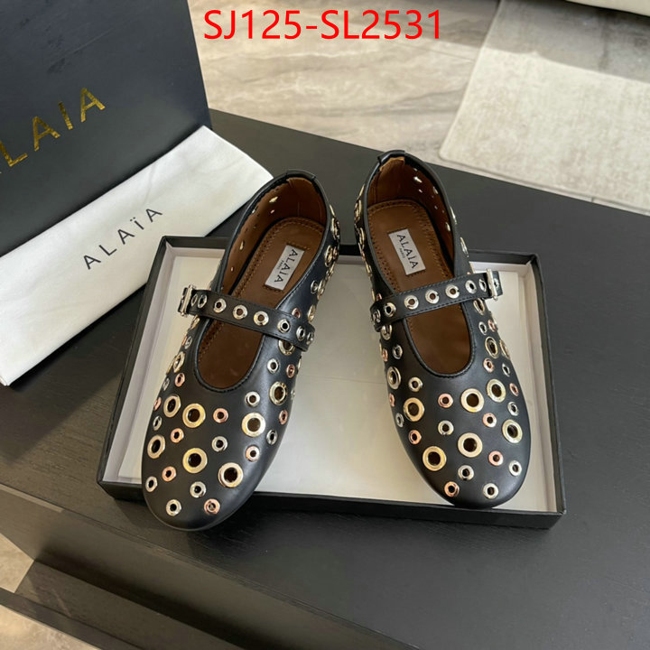 Women Shoes-ALAIA fake aaaaa ID: SL2531 $: 125USD