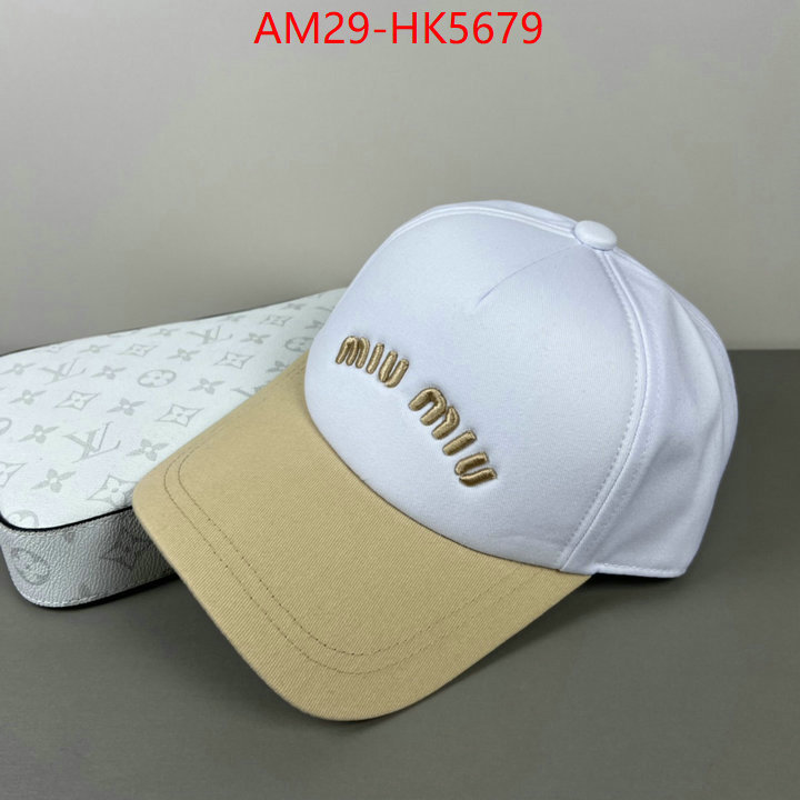 Cap(Hat)-Miu Miu highest quality replica ID: HK5679 $: 29USD