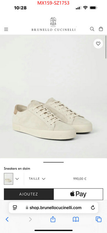 Men Shoes-Brunello Cucinelli top ID: SZ1753 $: 159USD