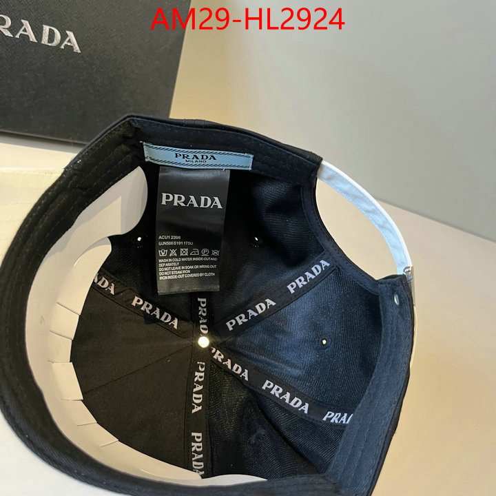 Cap (Hat)-Prada hot sale ID: HL2924 $: 29USD