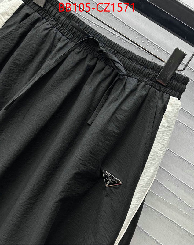 Clothing-Prada we provide top cheap aaaaa ID: CZ1571 $: 105USD