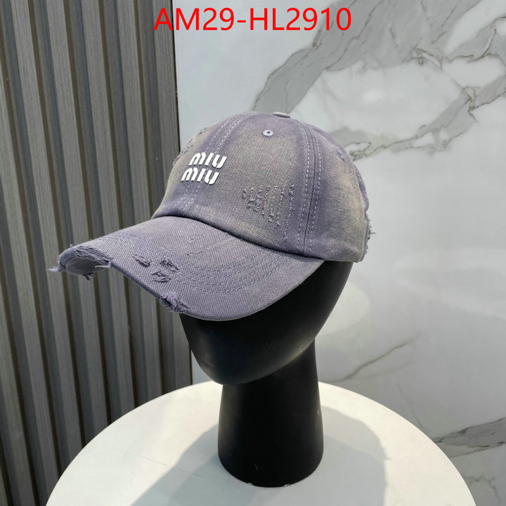 Cap(Hat)-Miu Miu best website for replica ID: HL2910 $: 29USD