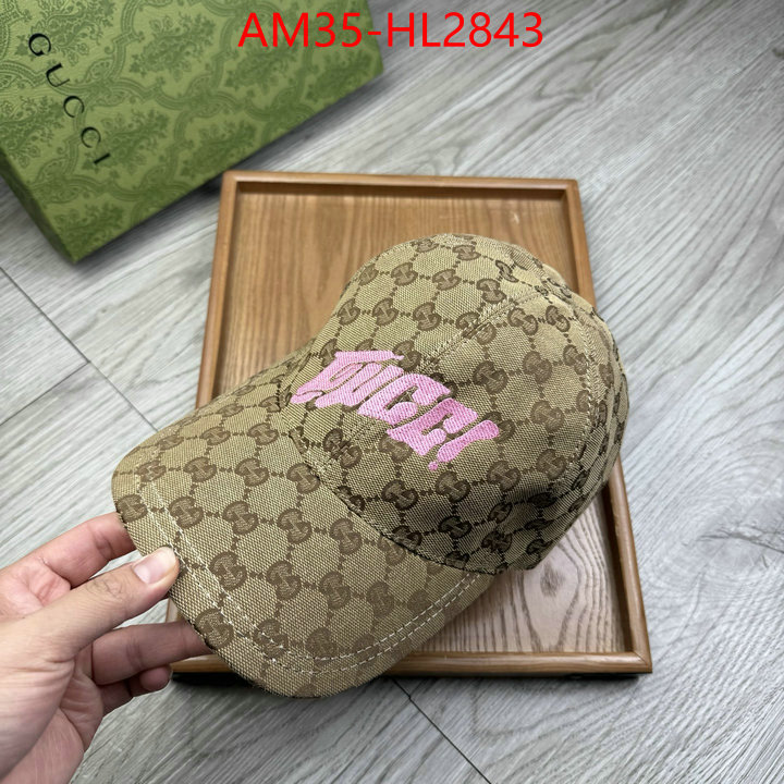 Cap(Hat)-Gucci wholesale sale ID: HL2843 $: 35USD