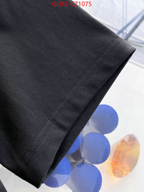 Clothing-Prada highest quality replica ID: CZ1075 $: 75USD