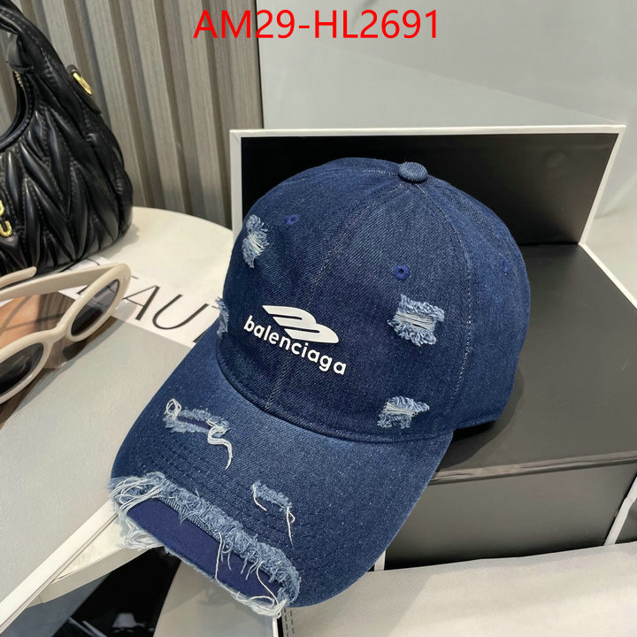 Cap(Hat)-Balenciaga styles & where to buy ID: HL2691 $: 29USD