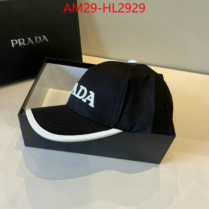 Cap (Hat)-Prada high quality designer ID: HL2929 $: 29USD