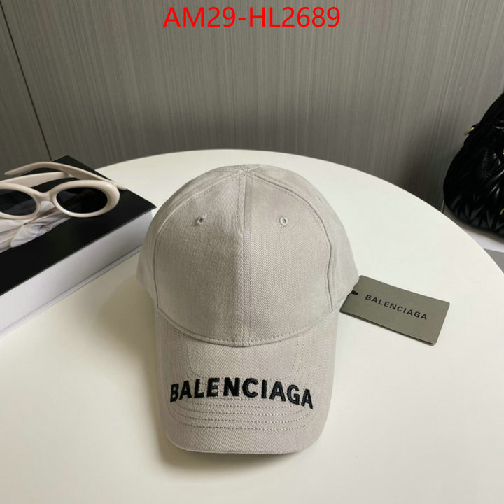 Cap(Hat)-Balenciaga replica best ID: HL2689 $: 29USD