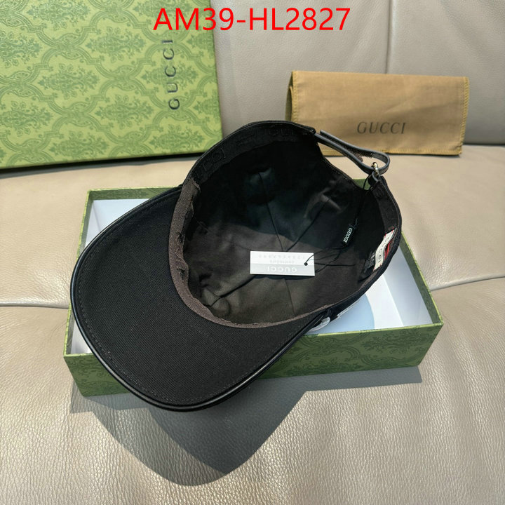 Cap(Hat)-Gucci wholesale designer shop ID: HL2827 $: 39USD