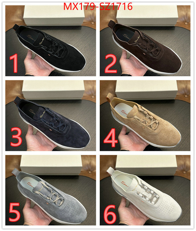 Men Shoes-Santoni new 2024 ID: SZ1716 $: 179USD