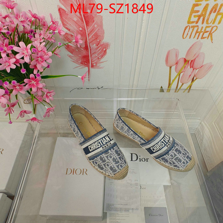 Women Shoes-Dior for sale online ID: SZ1849 $: 79USD