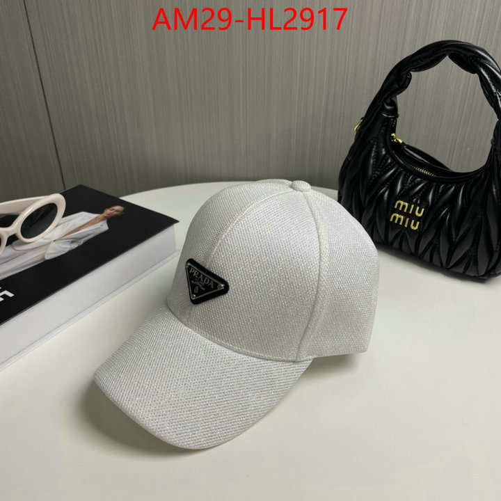 Cap (Hat)-Prada high quality replica designer ID: HL2917 $: 29USD