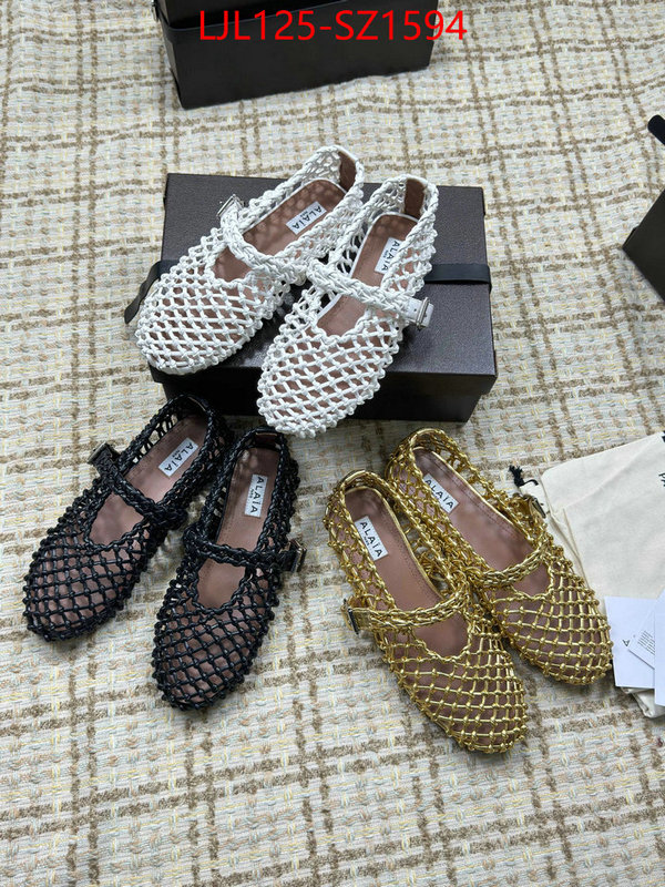 Women Shoes-ALAIA luxury fake ID: SZ1594 $: 125USD