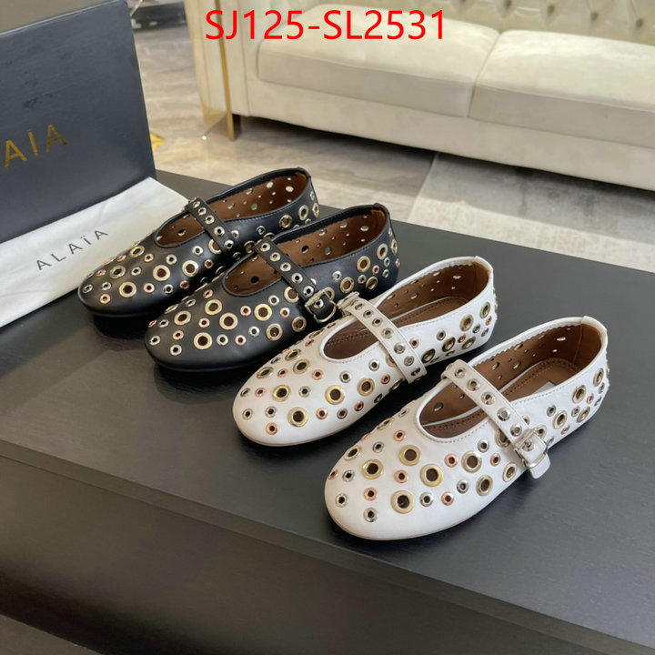 Women Shoes-ALAIA fake aaaaa ID: SL2531 $: 125USD