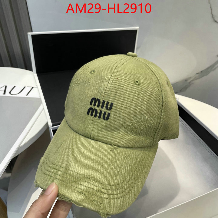 Cap(Hat)-Miu Miu best website for replica ID: HL2910 $: 29USD