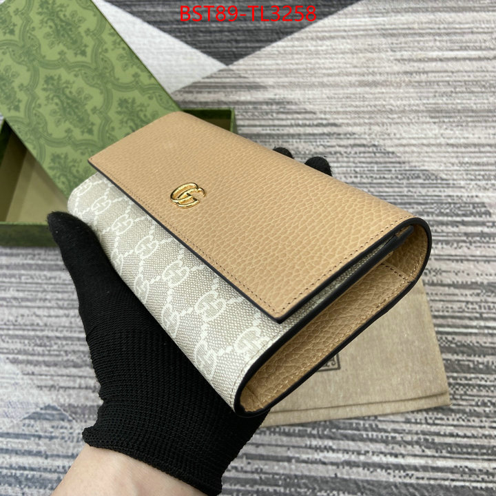 Gucci Bags(TOP)-Wallet- highest quality replica ID: TL3258 $: 89USD,
