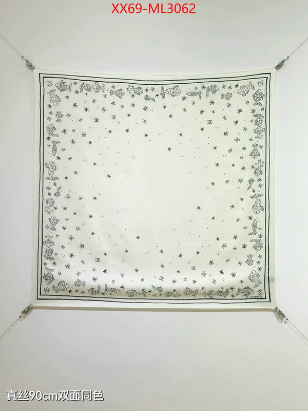 Scarf-Chanel outlet 1:1 replica ID: ML3062 $: 69USD