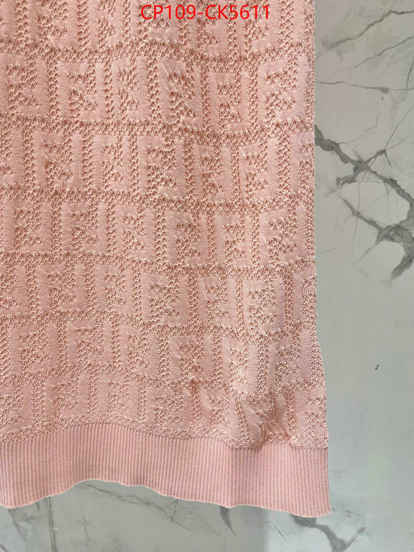 Clothing-Fendi for sale online ID: CK5611 $: 109USD