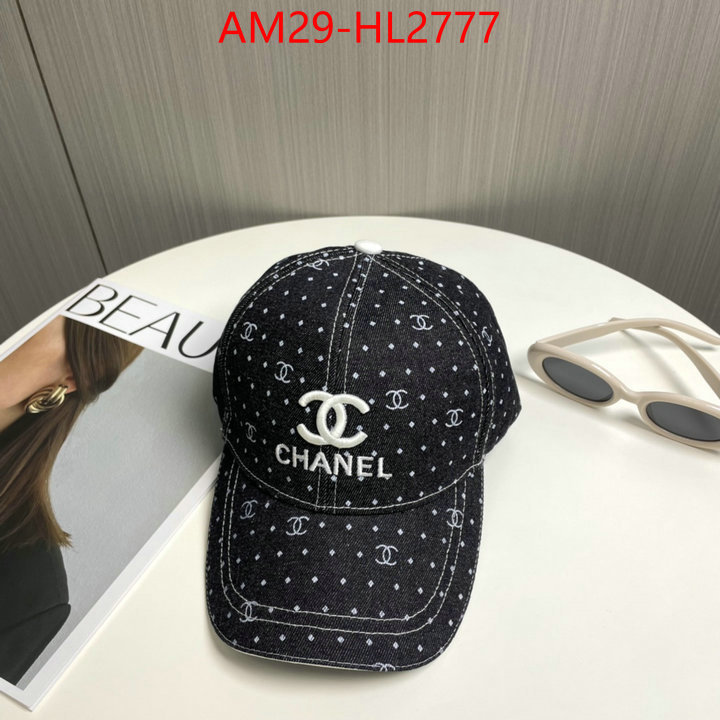 Cap (Hat)-Chanel aaaaa+ class replica ID: HL2777 $: 29USD