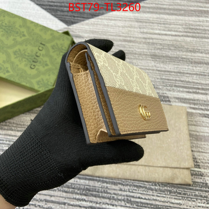 Gucci Bags(TOP)-Wallet- what best replica sellers ID: TL3260 $: 79USD,