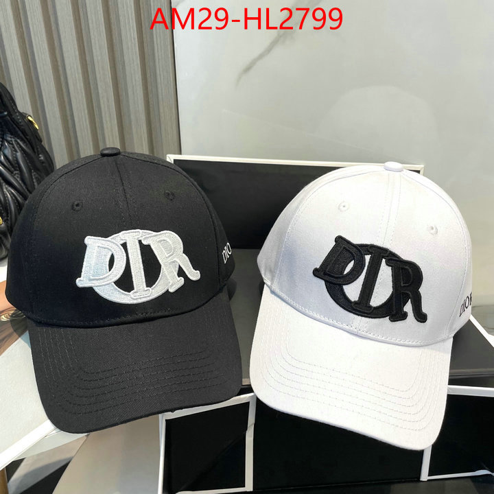 Cap (Hat)-Dior aaaaa+ quality replica ID: HL2799 $: 29USD