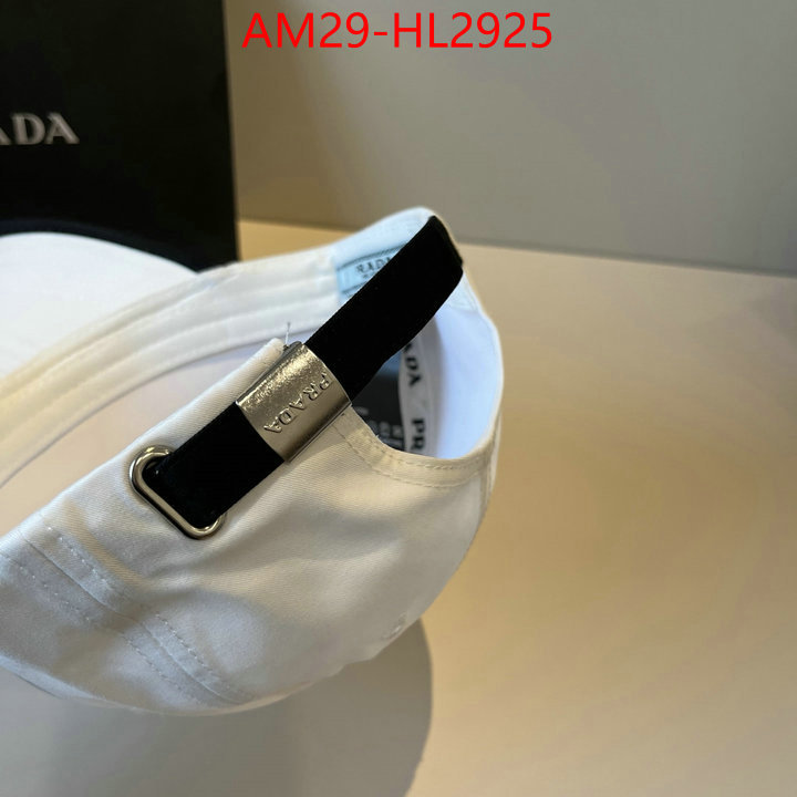 Cap (Hat)-Prada brand designer replica ID: HL2925 $: 29USD