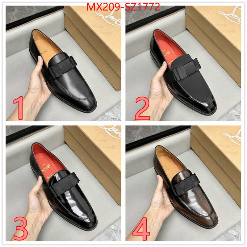 Men Shoes-Christian Louboutin fake ID: SZ1772 $: 209USD-shoes yupoo Men Shoes-Christian Louboutin fake ID: SZ1772 $: 209USD