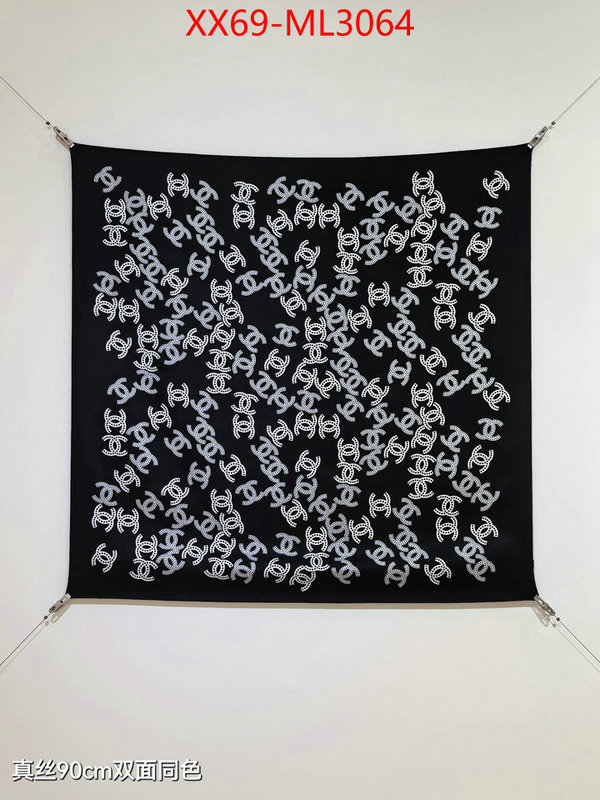 Scarf-Chanel luxury fake ID: ML3064 $: 69USD