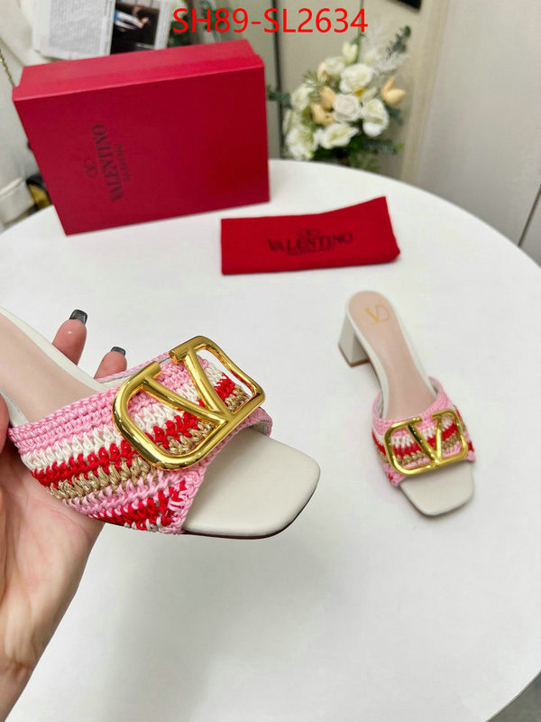Women Shoes-Valentino buying replica ID: SL2634 $: 89USD