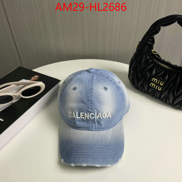 Cap(Hat)-Balenciaga brand designer replica ID: HL2686 $: 29USD