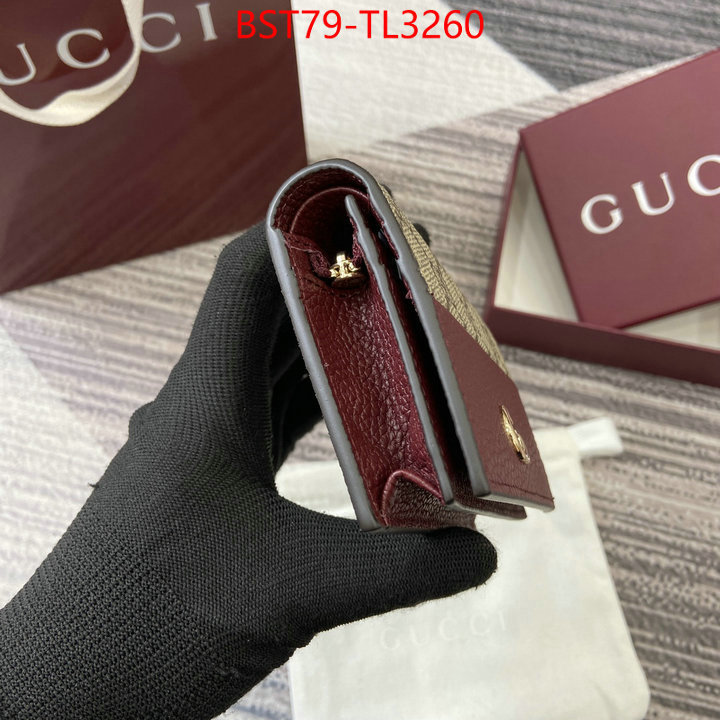Gucci Bags(TOP)-Wallet- what best replica sellers ID: TL3260 $: 79USD,