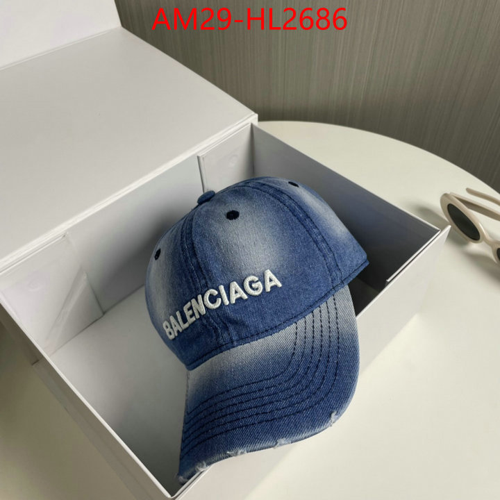 Cap(Hat)-Balenciaga brand designer replica ID: HL2686 $: 29USD