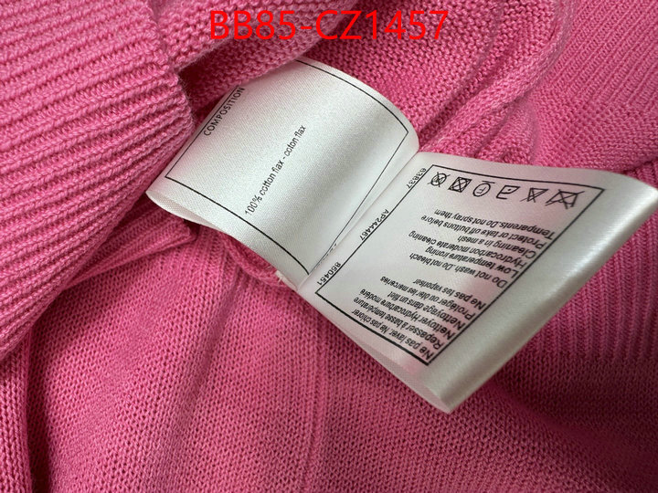 Clothing-Chanel buy top high quality replica ID: CZ1457 $: 85USD