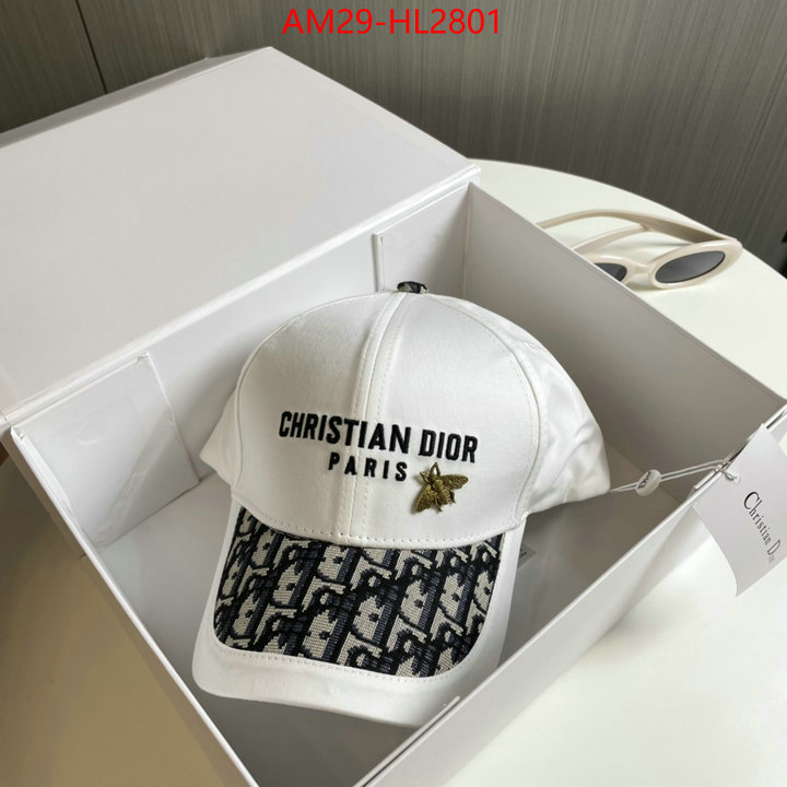 Cap (Hat)-Dior designer 7 star replica ID: HL2801 $: 29USD