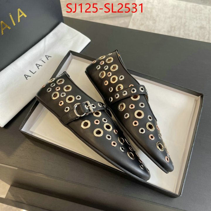 Women Shoes-ALAIA fake aaaaa ID: SL2531 $: 125USD