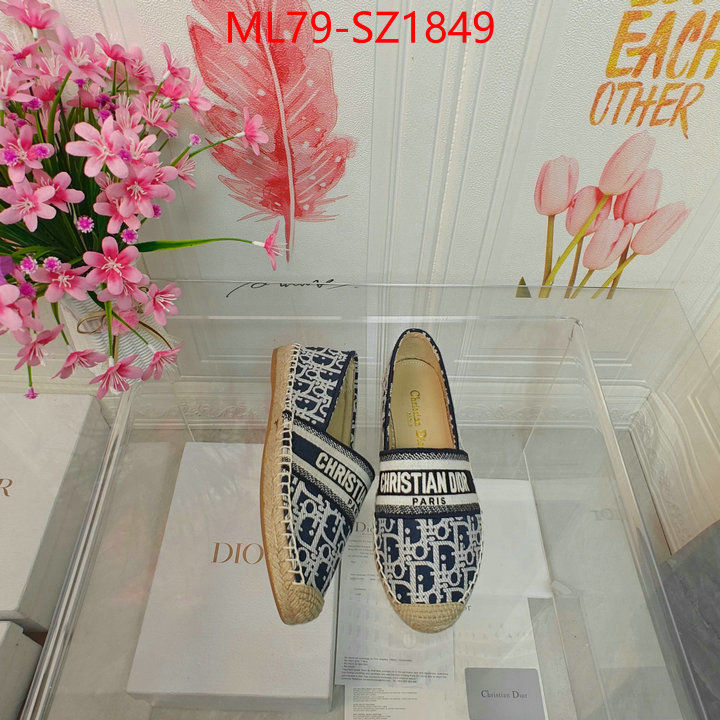 Women Shoes-Dior for sale online ID: SZ1849 $: 79USD