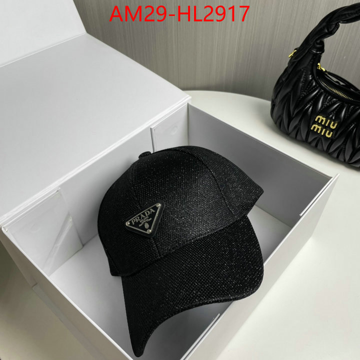 Cap (Hat)-Prada high quality replica designer ID: HL2917 $: 29USD