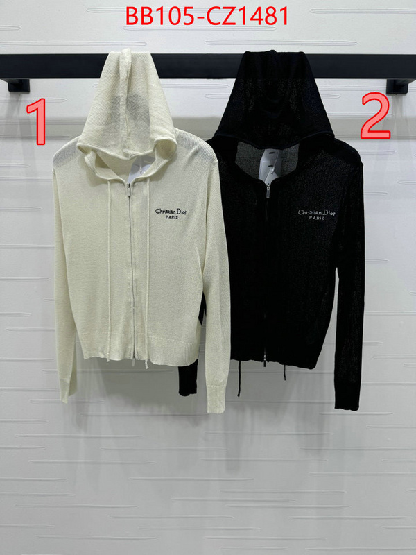 Clothing-Dior what is top quality replica ID: CZ1481 $: 105USD